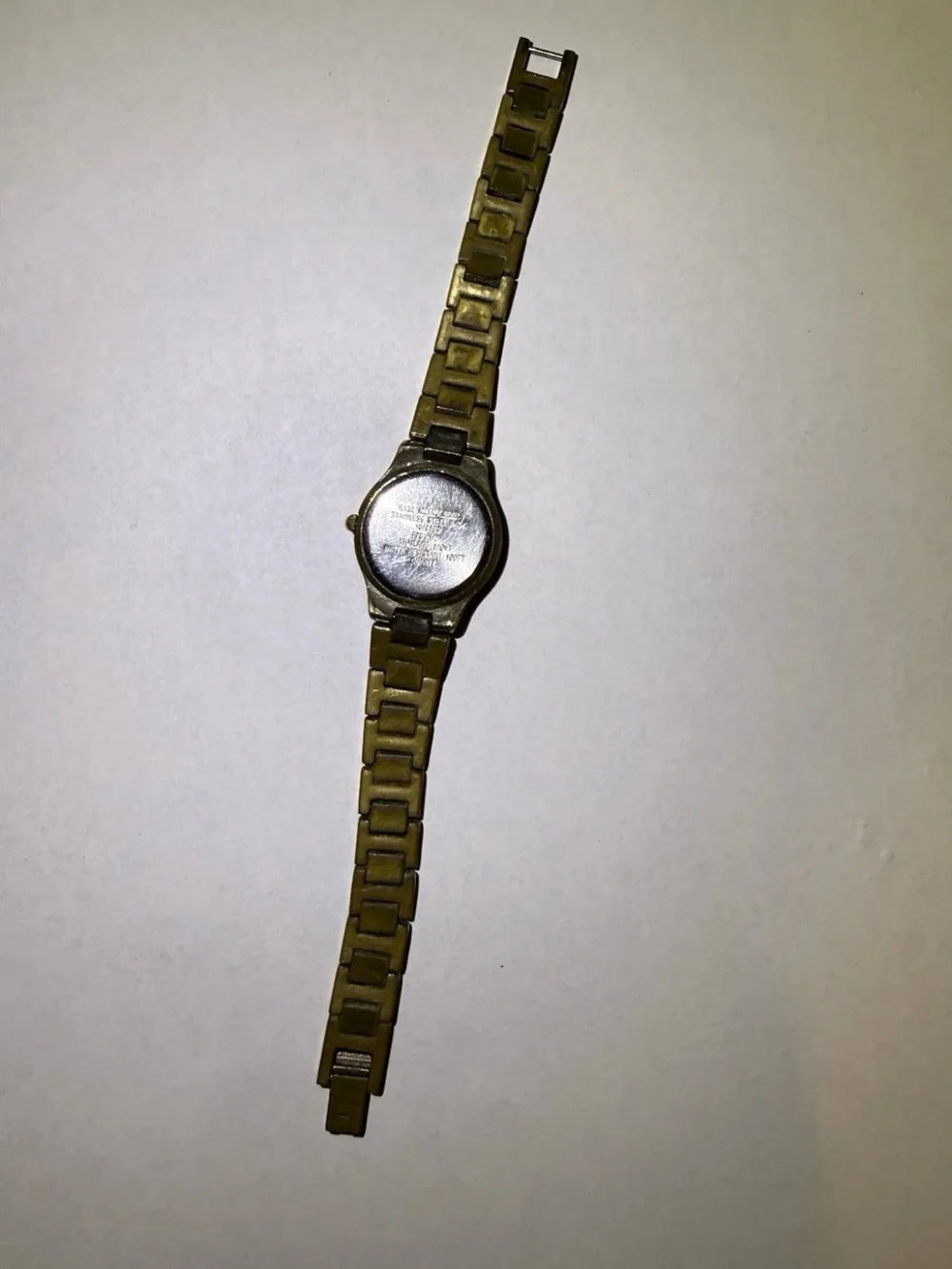 Anne Klein Gold-Tone Crystal Accent Bracelet Watch